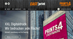 Desktop Screenshot of eastprint.de